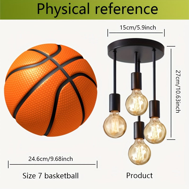 Modern Black 4Lamp Satellite Ceiling Pendant Light