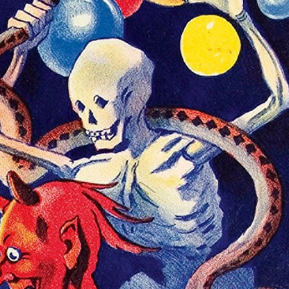 The Mysterious Dante Vintage Magic Unframed Print Wall Art