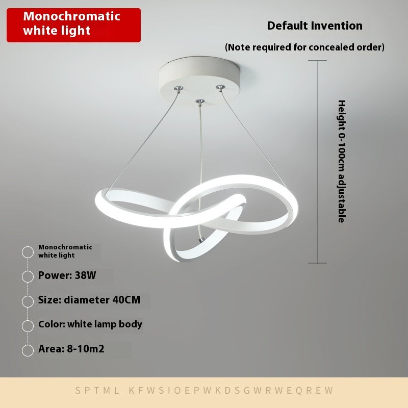 LED Loop Pendant Light Modern Minimalist