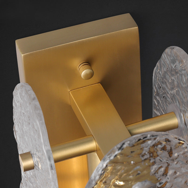 Water-Wave Glass Wall Lamp - Modern Minimalist Design