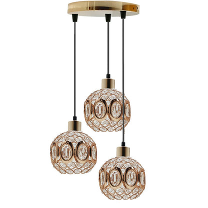 Modern ceiling pendant light lamp shade crystal chandelier shades