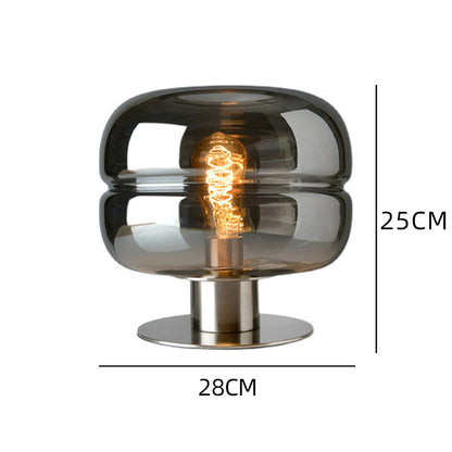 Postmodern Minimalist Glass Living Room Small Table Lamp