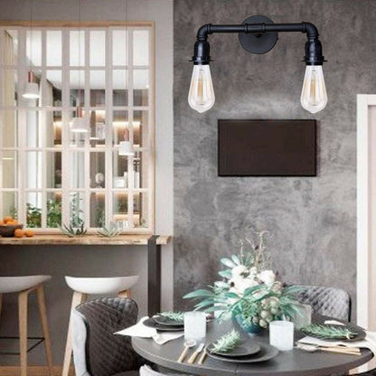 Industrial Wall Pipe Lamp Retro Light Vintage Wall Sconce Lights