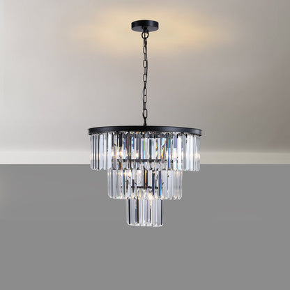 Black Luxury Crystal Chandelier Modern Chandeliers Lights Fixture
