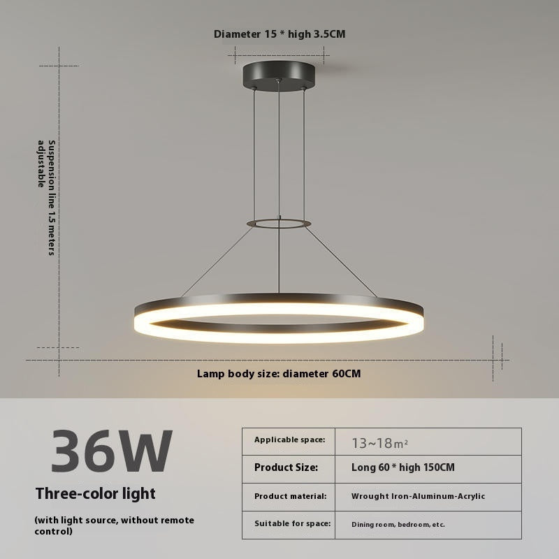 Creative Commercial Round Restaurant Chandelier