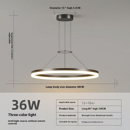 Creative Commercial Round Restaurant Chandelier