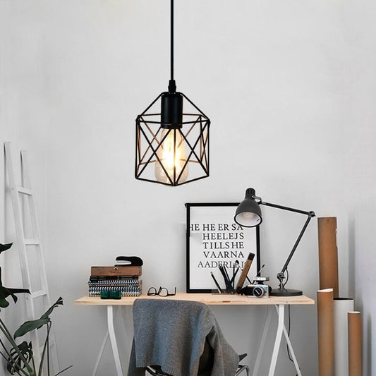 American Country Style Iron Pendant Light