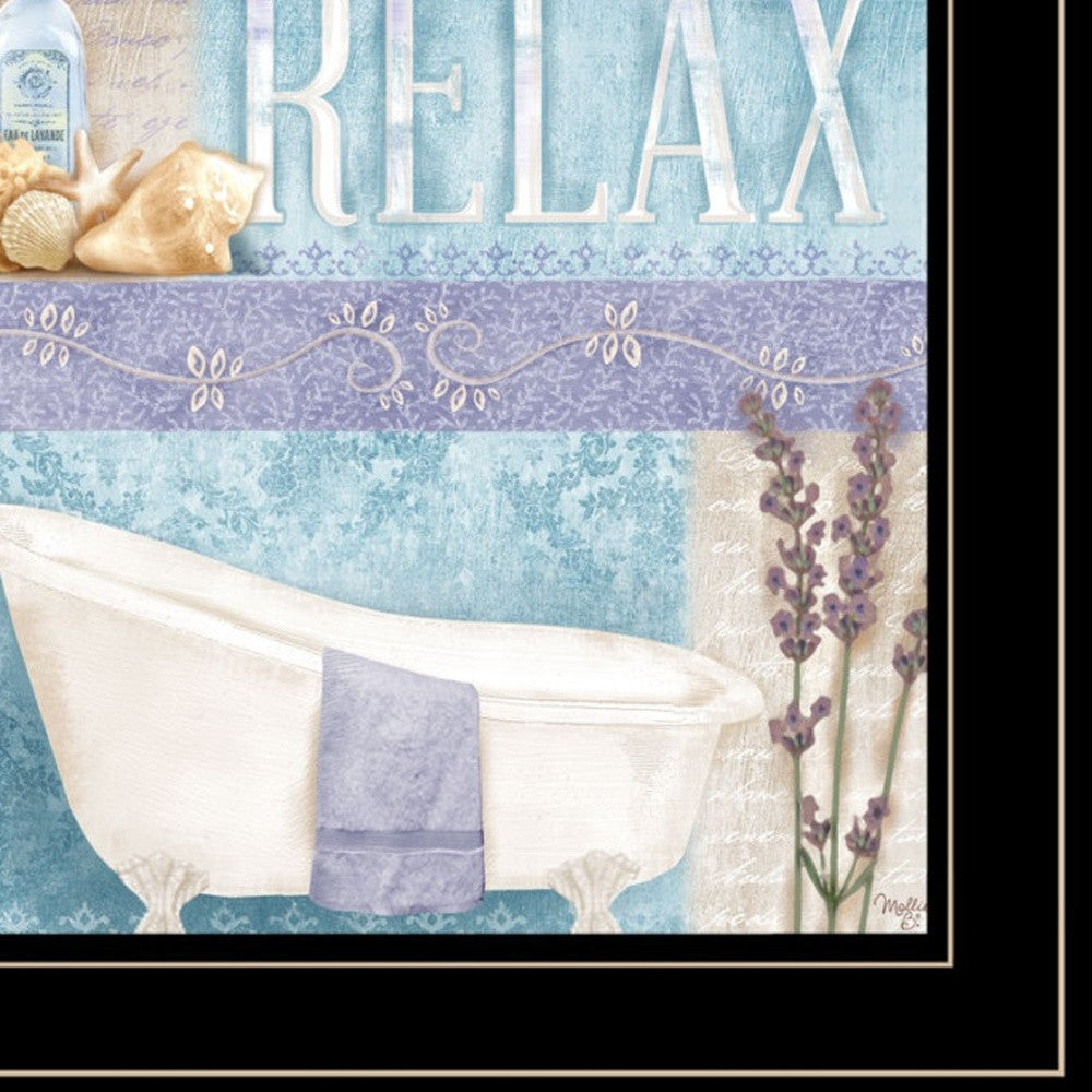 Set Of Three Wash 4 Black Framed Print Bathroom Wall Art