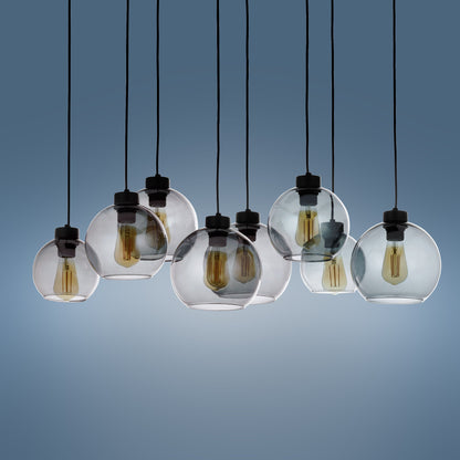 CUBUS Graphite Glass Scandinavian  Pendant Light 8