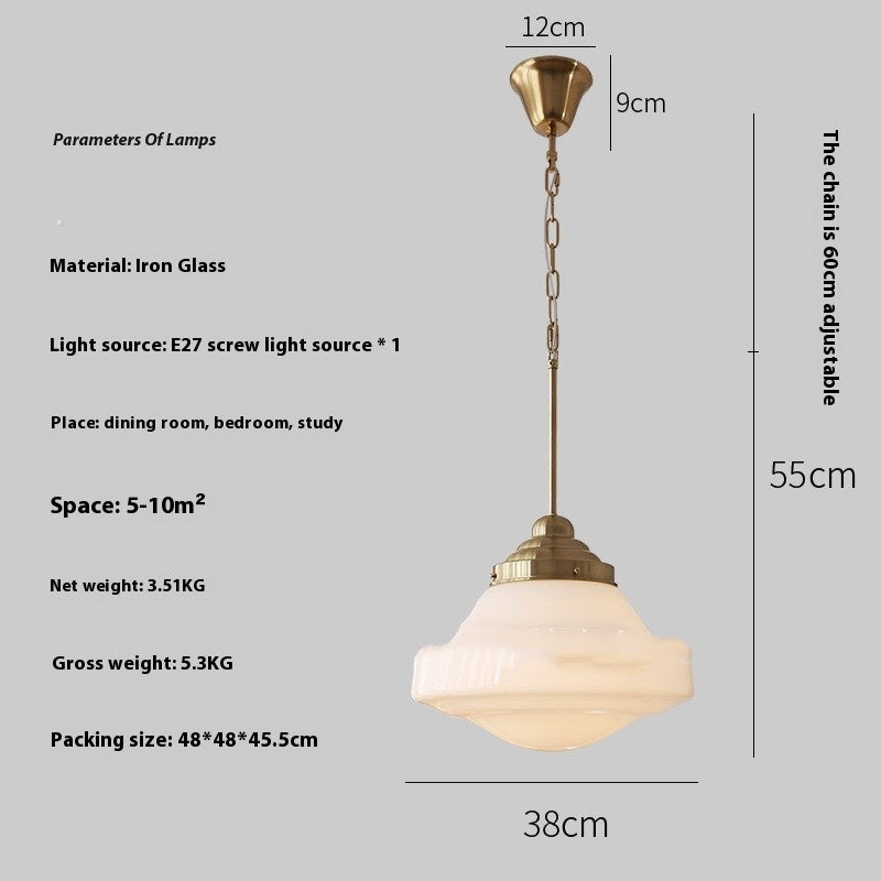 Dining Table Chandelier Retro Restaurant Bar B & B