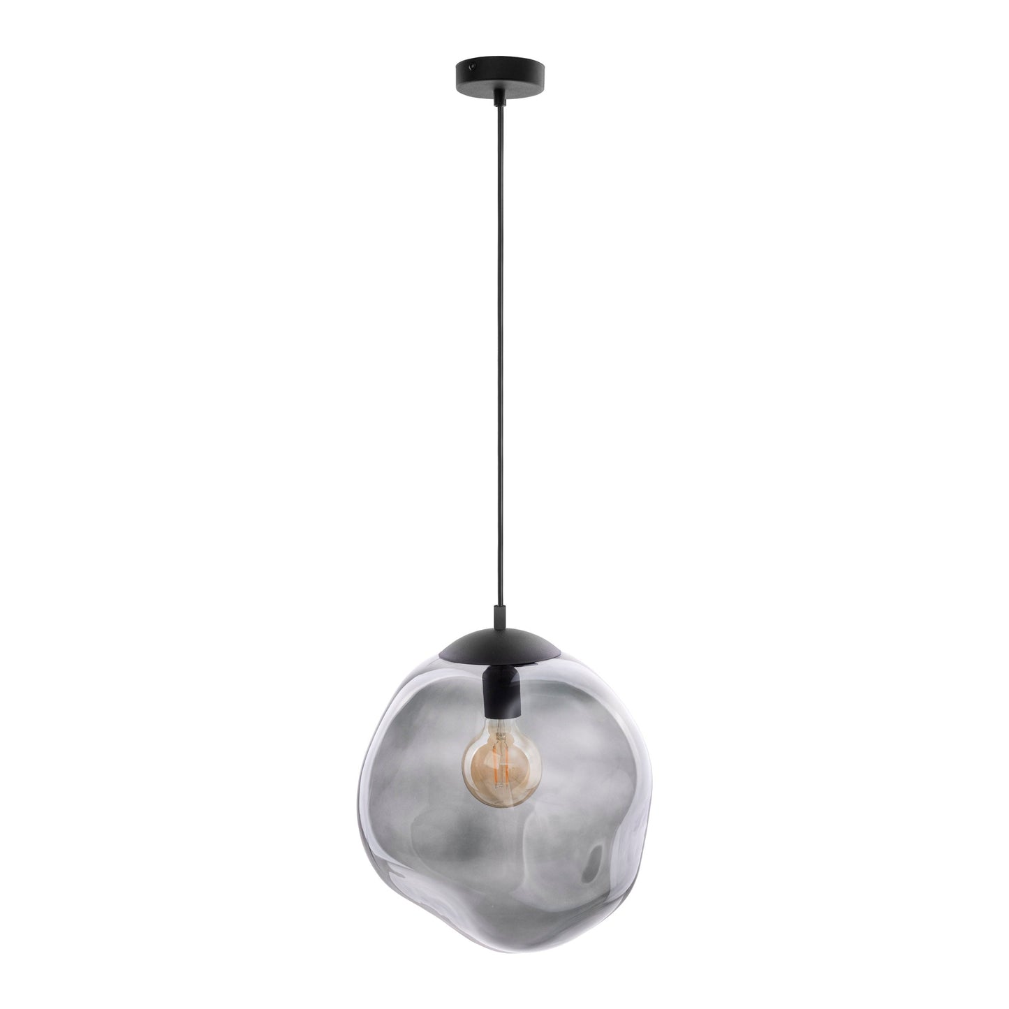 SOL Large Graphite Glass Pendant Light