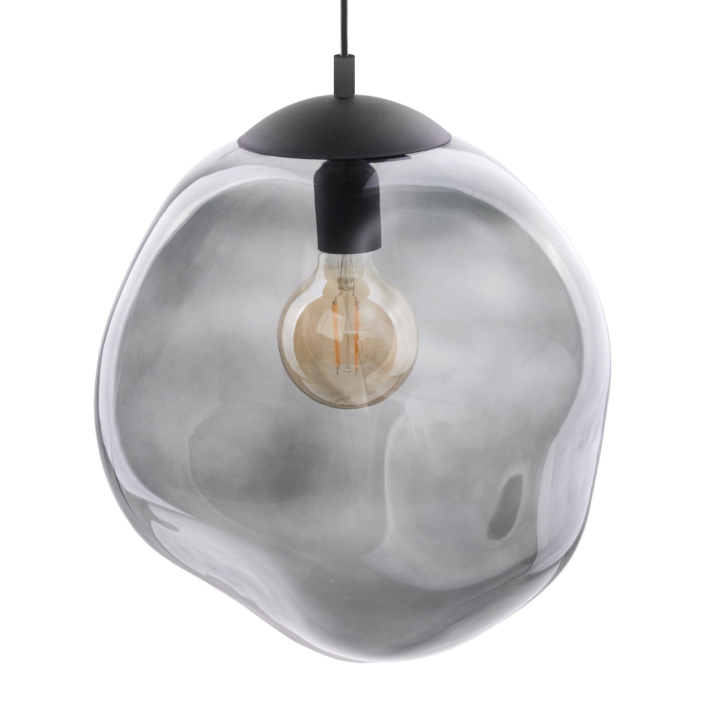 SOL Large Graphite Glass Pendant Light