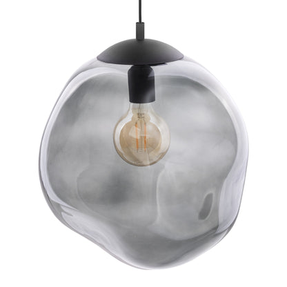 SOL Large Graphite Glass Pendant Light