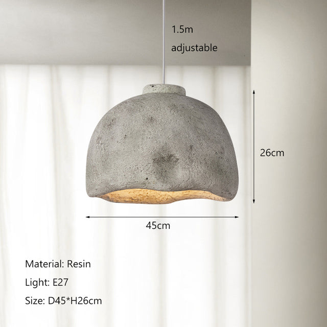 Japanese Resin Pendant Chandelier Modern Simple