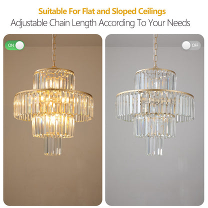 Crystal Chandelier Modern Chandeliers Lights Fixture Hanging Pendant