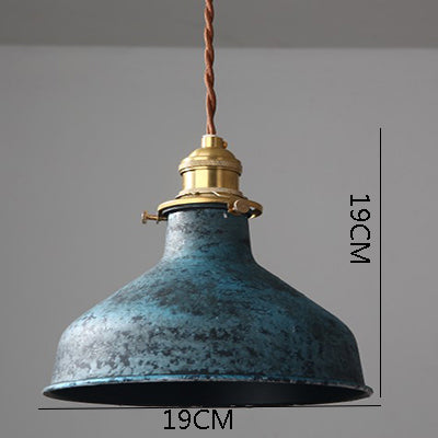 Retro Cafe Pendant Lamp Copper & Iron Design