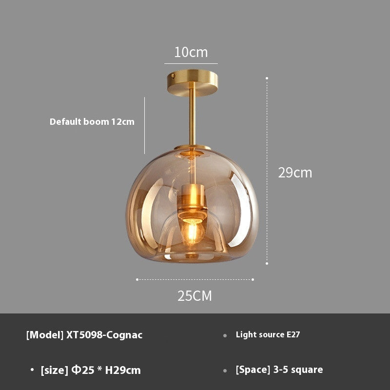 Living Room Simple Modern Creative Aisle Bedroom Art Ceiling Lamp