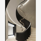 Modern Glass Pendant Chandelier for Staircase