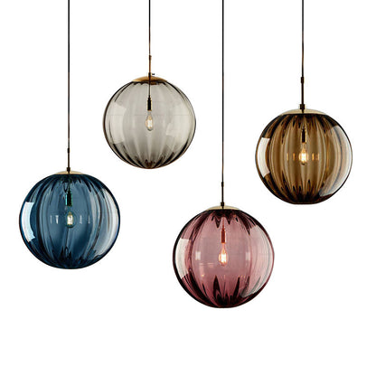 Simple Water-wave Glass Ball Creative Chandelier