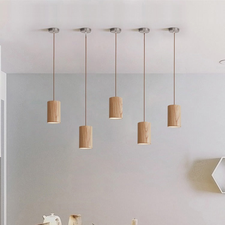 Bedroom Light Wooden Creative Restaurant Front Desk Small Droplight