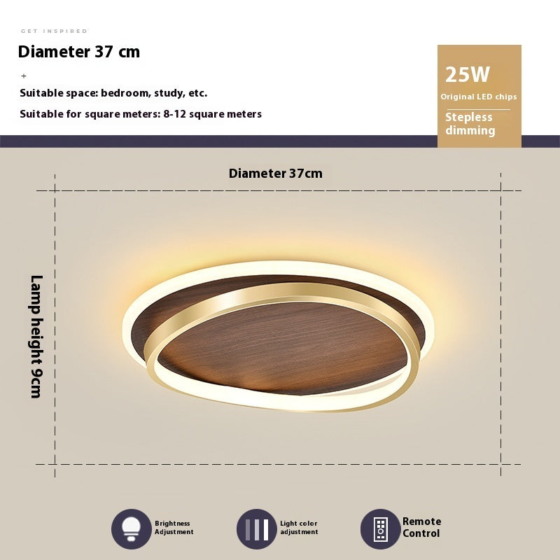 Bedroom Light Creative Japanese Log Room