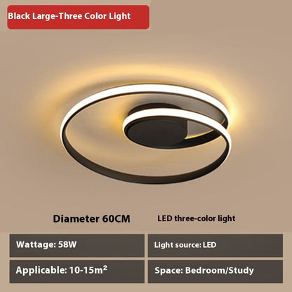 Aluminum Line Bedroom Light Simple Modern Living Room Ceiling Lamp