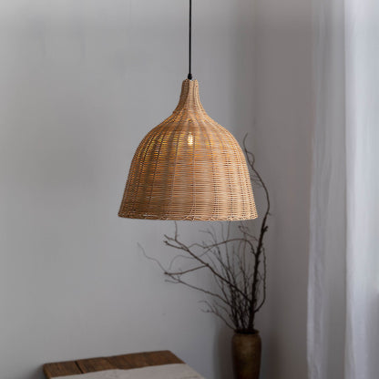 Japanese Restaurant Chandelier Bamboo Rattan Quiet Wind Zen