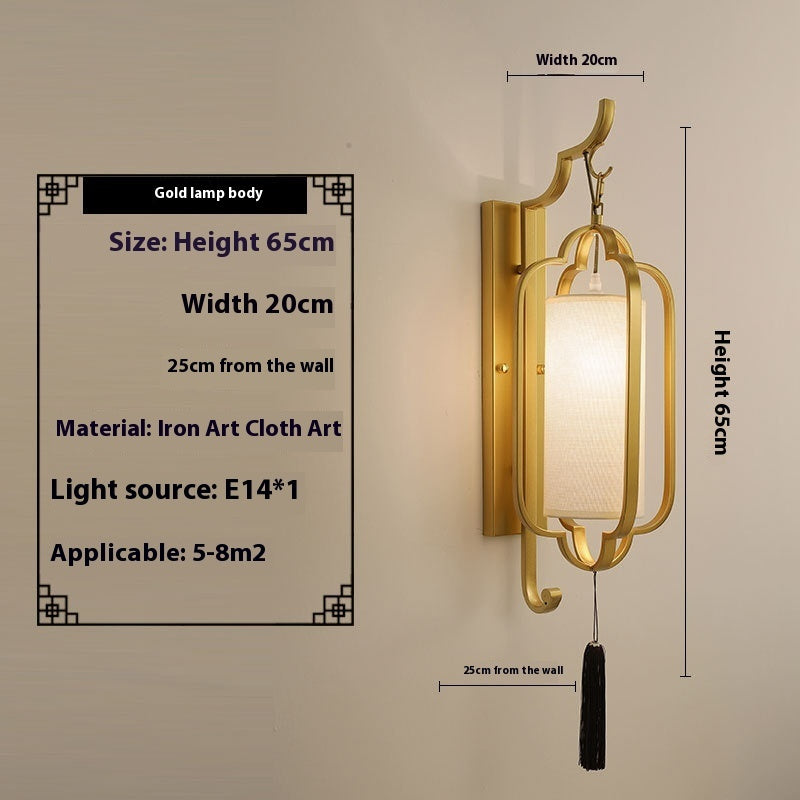 New Chinese Style Living Room Simple Bedside Lamp