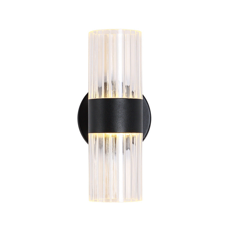 Modern Iron & Acrylic LED Bedside Wall Lamp