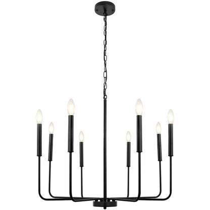 American Country Vintage Industrial Style Candle Chandelier