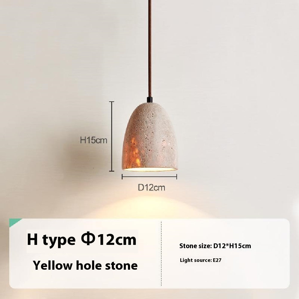 Japanese Style Cream And Quiet Wind Bedroom Bedside Chandelier