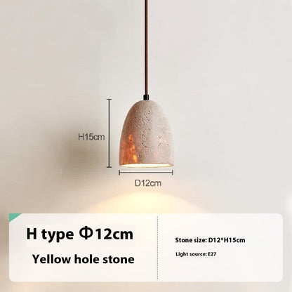 Japanese Style Cream And Quiet Wind Bedroom Bedside Chandelier