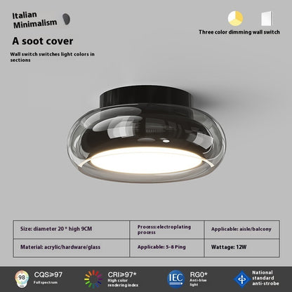 Modern Minimalist Creative Glass Cover Chandelier