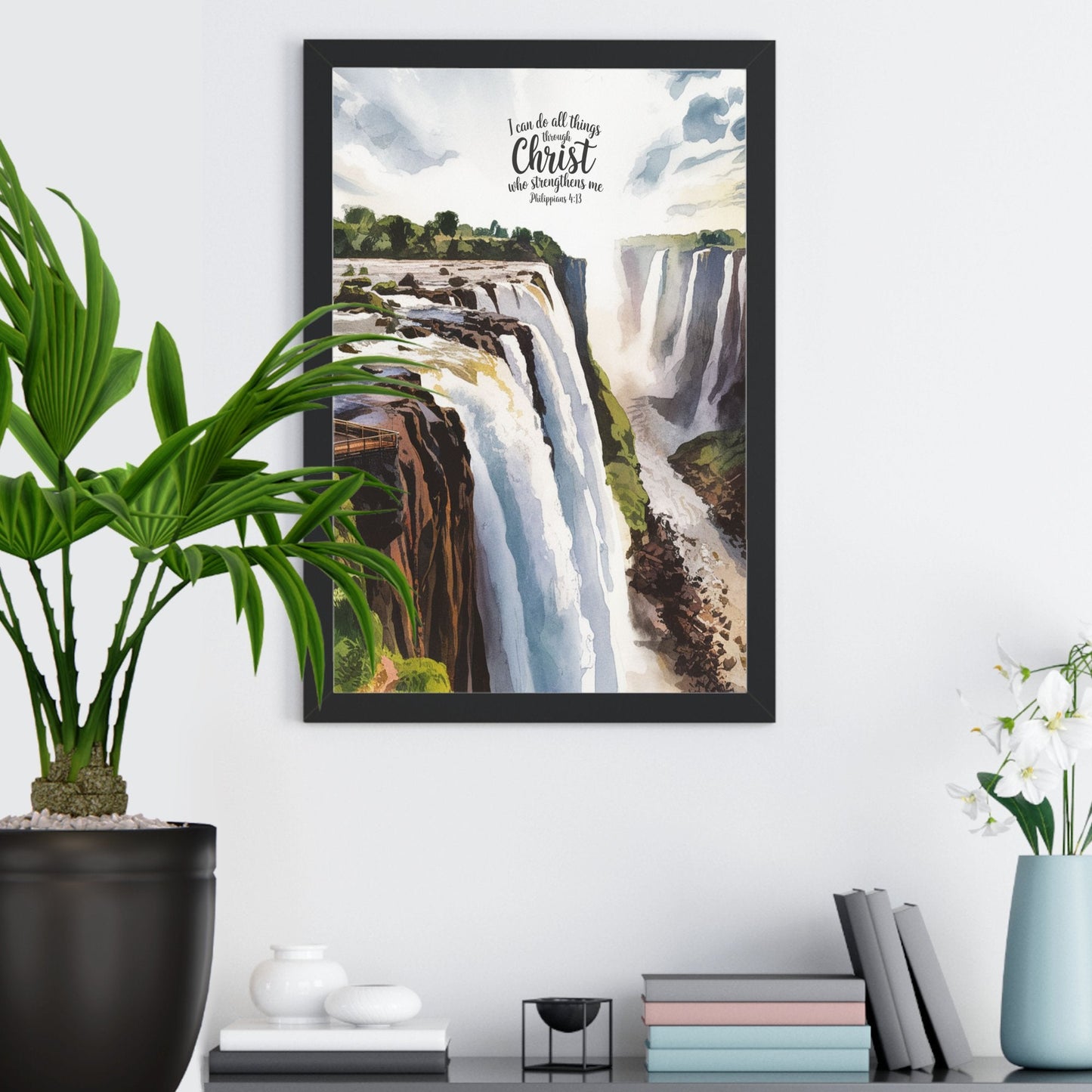 Wall Decor Giclee Poster Art Print - i can do All Things Inspirational