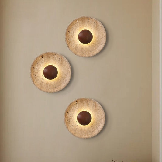 Marble Bedside Wall Lamp Modern Nordic Style
