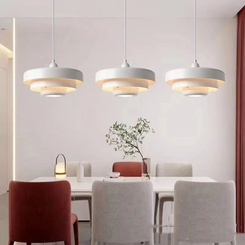 Mid-ancient Danish Rainbow Retro Cake Chandelier