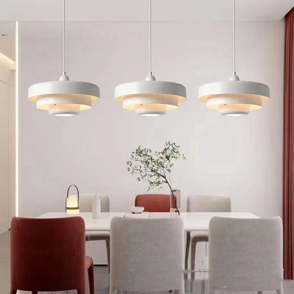 Mid-ancient Danish Rainbow Retro Cake Chandelier