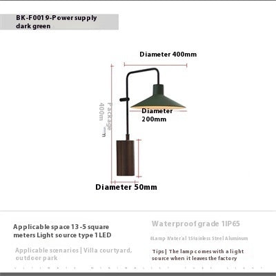 Outdoor Waterproof Villa Garden Lamp