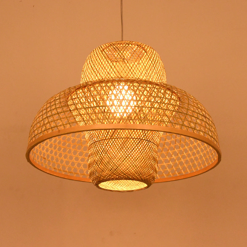 Household Farm Bamboo New Chinese Style Chandelier