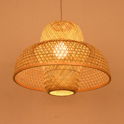 Household Farm Bamboo New Chinese Style Chandelier