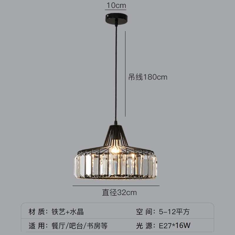 Crystal Sun Modern Pendant Light