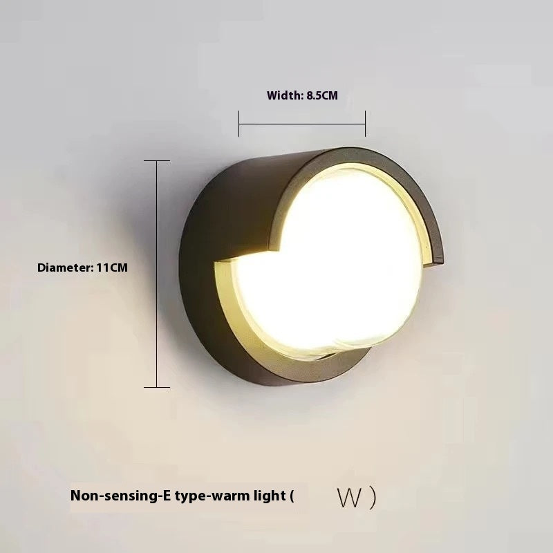 Minimalist Aluminum Alloy Wall Lamp Indoor Outdoor