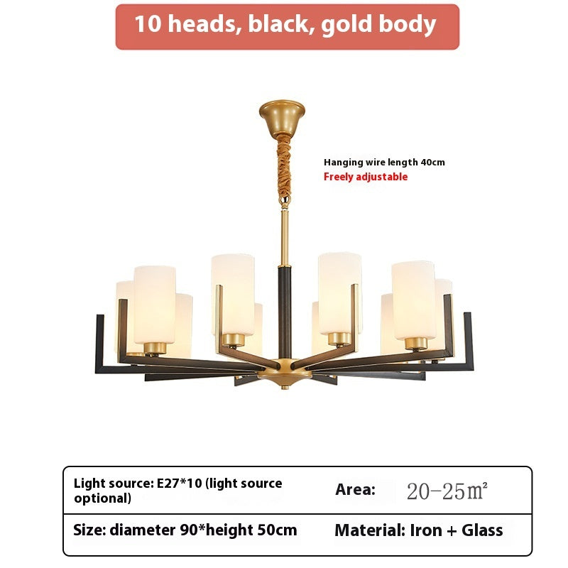 New Chinese-style Chandelier Modern Minimalist Living Room