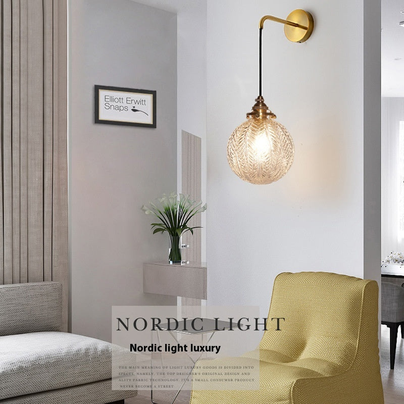 Crystal Glass Vintage Pendant Light - Nordic Droplight