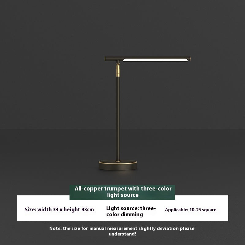 Brass Modern Lamp Luxury Simplicity With Added Rocker Arm Table Lamp