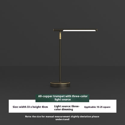 Brass Modern Lamp Luxury Simplicity With Added Rocker Arm Table Lamp