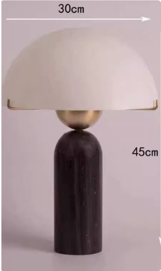 Retro Cloud Cave Stone Table Lamp Glass Living Room Study Bedside Lamp