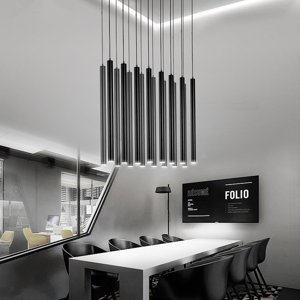 Cylindrical Creative Personality Front Chandelier