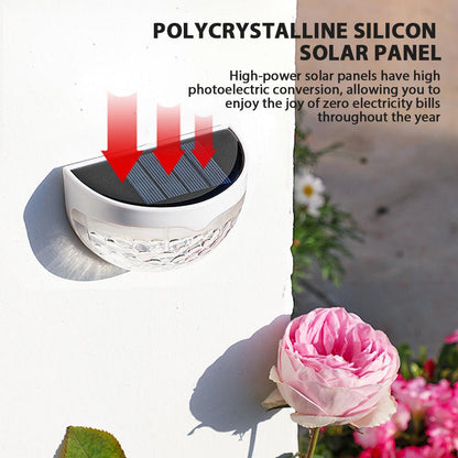 Solar Fence Light Outdoor Waterproof Wall Mount Decorative Lighting SP