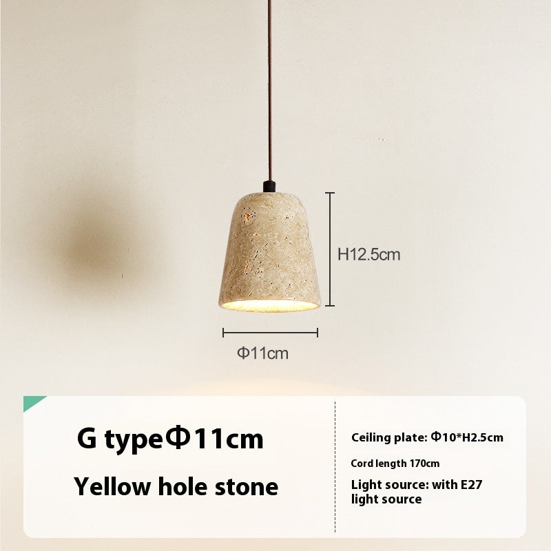 Japanese Style Cream And Quiet Wind Bedroom Bedside Chandelier